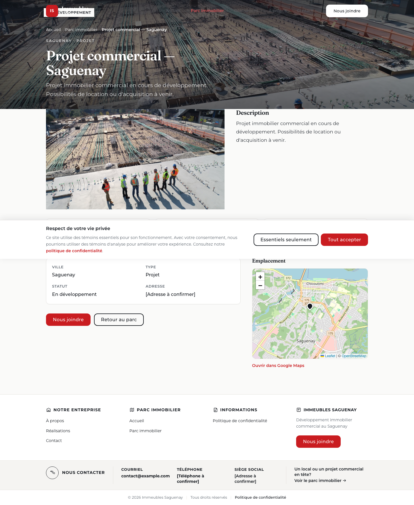 Projet Saguenay-Nord